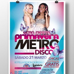 Gran Fiesta Primavera Discoteca Metro